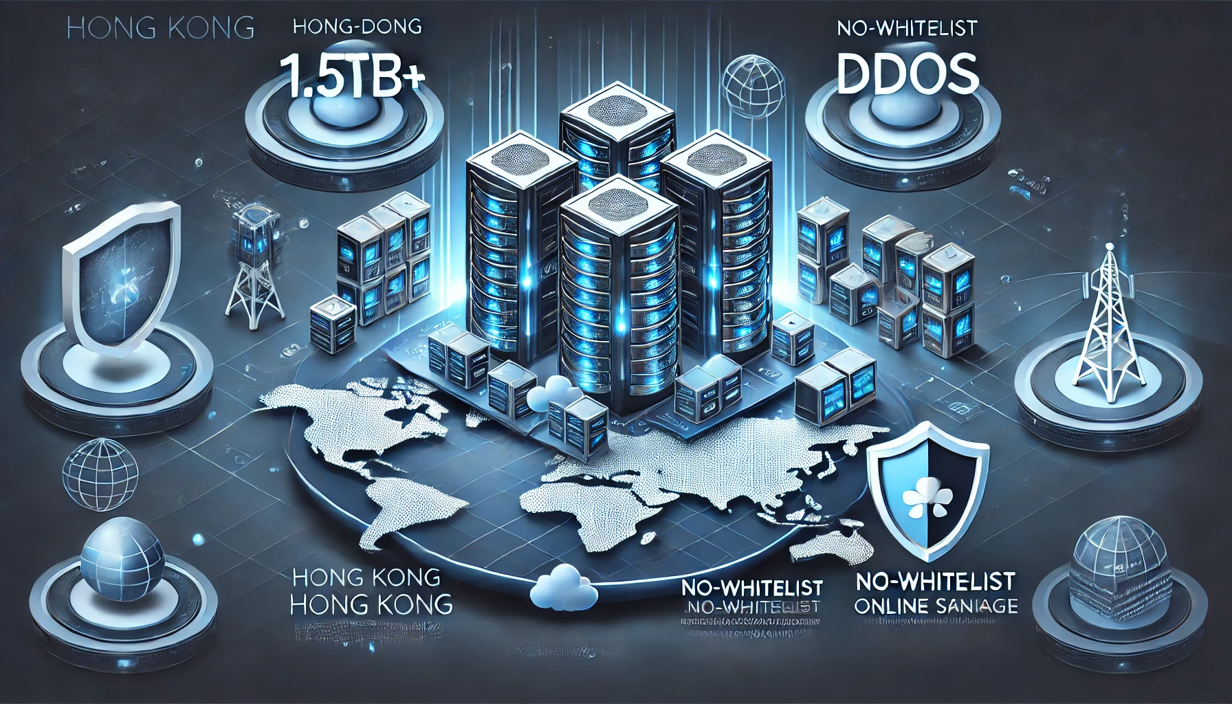 香港高防云服务器：1.5TB+DDOS防护，无白名单在线管理，稳定集群架构的首选